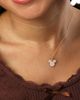 Disney Disney Mickey Mouse Necklace for Women, Aurora Boreal Crystal Mickey Pendant - 3