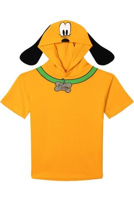 Disney Disney Mickey Mouse Pluto Hooded T-Shirt