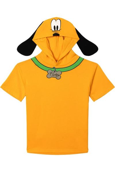 Disney Disney Mickey Mouse Pluto Hooded T-Shirt