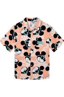 Disney Disney Mickey Mouse Short Sleeve Button Down Shirt (adult)