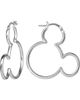 Disney Disney Mickey Mouse Sterling Silver Outline Hoop Earrings  - 1