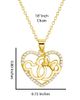 Disney Disney Minnie and Mickey Mouse Necklace, Cubic Zirconia - 5