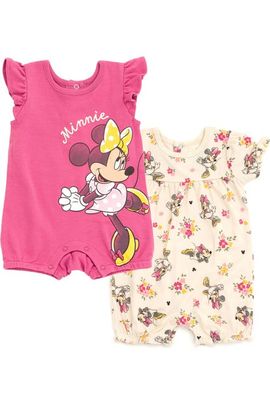 Disney Disney Minnie Mouse 2-Pack One Piece Bubble Rompers