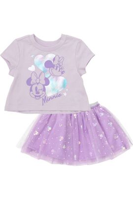Disney Disney Minnie Mouse 2-Piece T-Shirt and Tutu Skirt Set