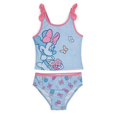 Disney Disney Minnie Mouse 2-Piece Tankini Top and Bikini Bottom Swim Set UPF 50+