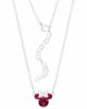Disney Disney Minnie Mouse Birthstone Silver Plated Necklace - 4