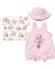 Disney Disney Minnie Mouse Bubble Shortall Tee and Hat Set - 1