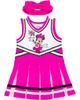 Disney Disney Minnie Mouse Cheerleader Dress and Headband Set - 1
