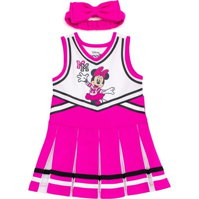Disney Disney Minnie Mouse Cheerleader Dress and Headband Set