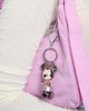 Disney Disney Minnie Mouse Crystal Keychain, Pink Bow & Dress, Silver‑Tone - 4
