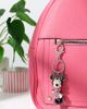 Disney Disney Minnie Mouse Crystal Keychain, Pink Bow & Dress, Silver‑Tone - 5