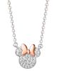 Disney Disney Minnie Mouse Cubic Zirconia Pendant Necklace, 16+2" - 4