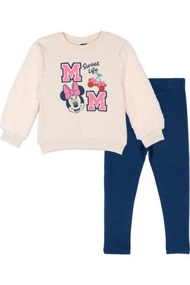 Disney Disney Minnie Mouse Fleece Sweatshirt And Leggings Set (toddler, Little Kid & Big Kid)