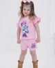 Disney Disney Minnie Mouse French Terry T-Shirt and Shorts Set - 2