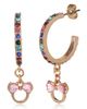 Disney Disney Minnie Mouse Gold-Tone Hoop Earrings  - 1