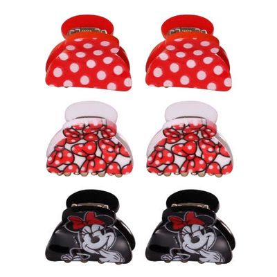 Disney Disney Minnie Mouse Hair Clips Claw Small 6-Piece Set Official License