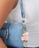 Disney Disney Minnie Mouse Keychain with Pearl and Glitter Heart Charms - 2