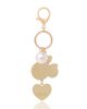 Disney Disney Minnie Mouse Keychain with Pearl and Glitter Heart Charms - 4