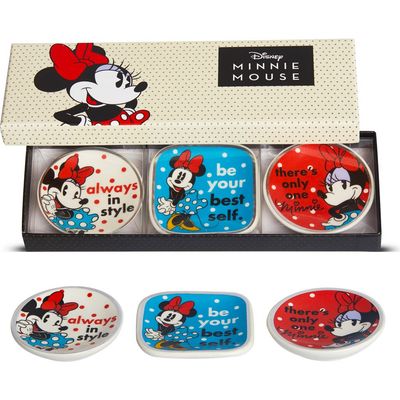 Disney Disney Minnie Mouse Mini Trinket Tray Gift Set, 3 Piece