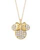 Disney Disney Minnie Mouse Necklace for Women 18" Official License, Cubic Zirconia - 1