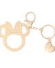 Disney Disney Minnie Mouse Outline Keychain with Crystal Bow and Heart Charm - 4