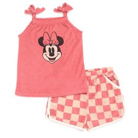 Disney Disney Minnie Mouse Sleeveless Tank Top and Dolphin Shorts Set