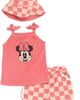 Disney Disney Minnie Mouse Tank Top and Shorts Set with Bucket Hat - 1