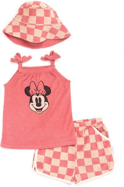 Disney Disney Minnie Mouse Tank Top and Shorts Set with Bucket Hat