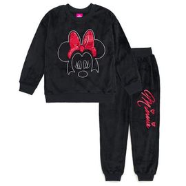 Disney Disney Minnie Mouse Velour Sweatshirt & Pants Set