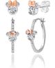 Disney Disney Mommy & Me Silver Plated Hoops and Stud Earrings Set  - 1