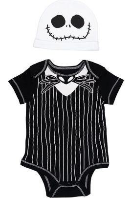 Disney Disney Nightmare Before Christmas Jack Skellington 2-Piece Bodysuit and Hat Set