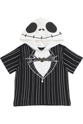 Disney Disney Nightmare Before Christmas Sally Girls' Short Sleeve Hooded T-Shirt