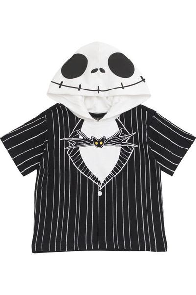 Disney Disney Nightmare Before Christmas Sally Girls' Short Sleeve Hooded T-Shirt