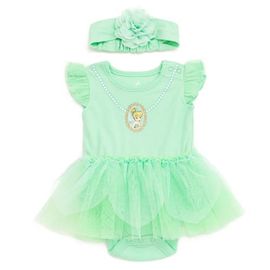 Disney Disney Peter Pan Tinker Bell Cosplay 2-Piece Tutu Bodysuit and Headband Set