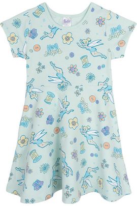 Disney Disney Peter Pan Tinker Bell Short Sleeve Skater Dress