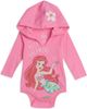 Disney Disney Princess 3-Pack Hooded Bodysuits - 4