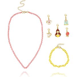 Disney Disney Princess Necklace, Bracelet, and Charms Set
