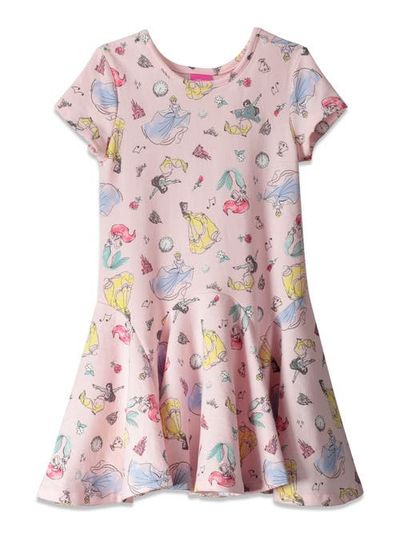 Disney Disney Princess Short Sleeve Skater Dress