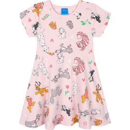 Disney Disney Short Sleeve Skater Dress (toddler, Little Kid & Big Kid)