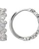 Disney Disney Silver Plated Cubic Zirconia Endless Hoop Earrings  - 1