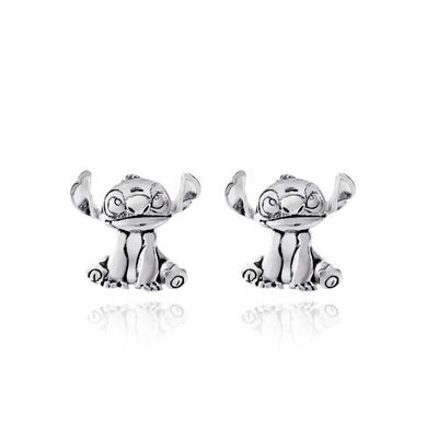 Disney Disney Silver Plated Stitch Stud Earrings 