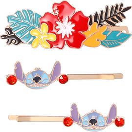 Disney Disney Stitch Barrette and Bobby Pins Set 3-Piece Official License