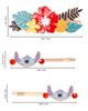 Disney Disney Stitch Barrette and Bobby Pins Set 3-Piece Official License - 5