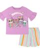 Disney Disney Super Kitties 2-Piece Short Sleeve Tee and Gauze Shorts Set - 1