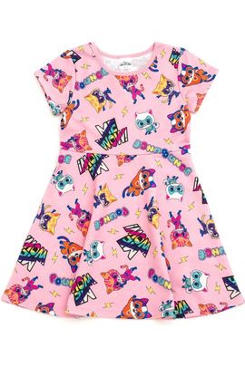 Disney Disney Super Kitties Short Sleeve Skater Dress