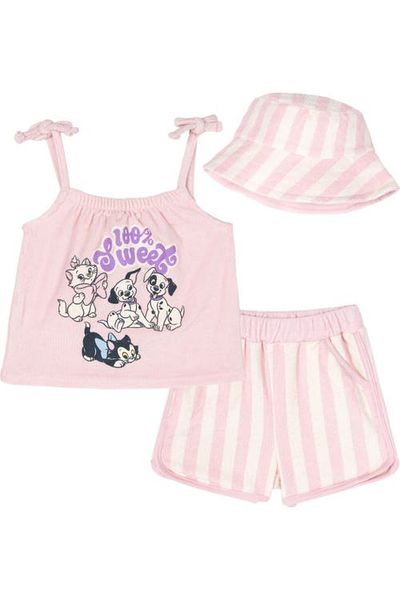 Disney Disney Tank Top and Shorts Set with Bucket Hat