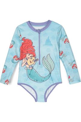 Disney Disney The Little Mermaid Princess Ariel Zip-Up One Piece Swimsuit