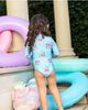 Disney Disney The Little Mermaid Princess Ariel Zip-Up One Piece Swimsuit - 3