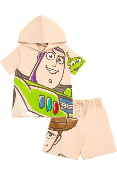 Disney Disney Toy Story 2-Piece Hooded T-Shirt and Shorts Set