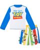 Disney Disney Toy Story 2-Piece Swimwear Rash Guard and Swim Trunks Set - 1